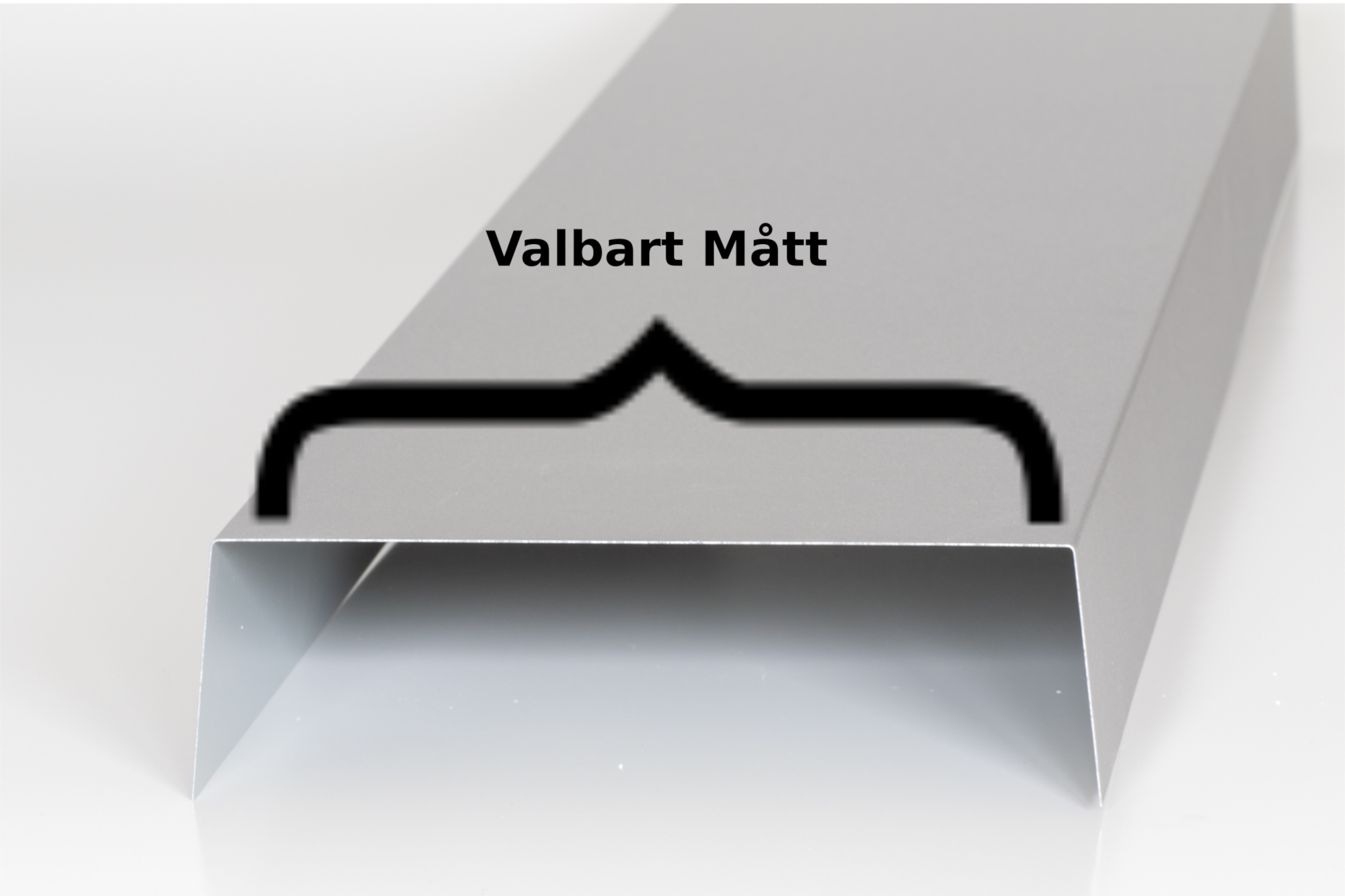 plåtbeslag u-beslag valbart mått