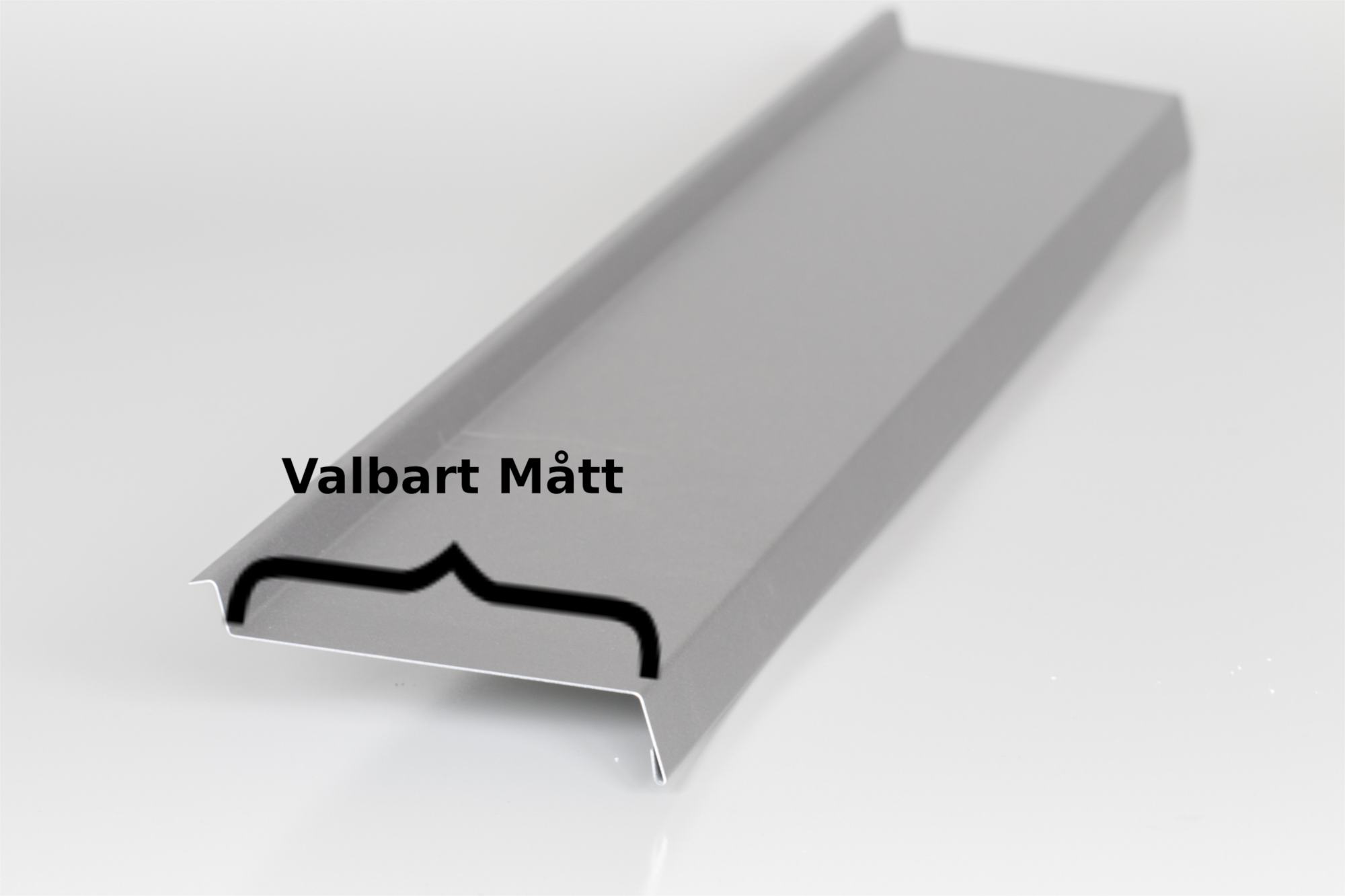 plåtbeslag underbleck valbart mått 