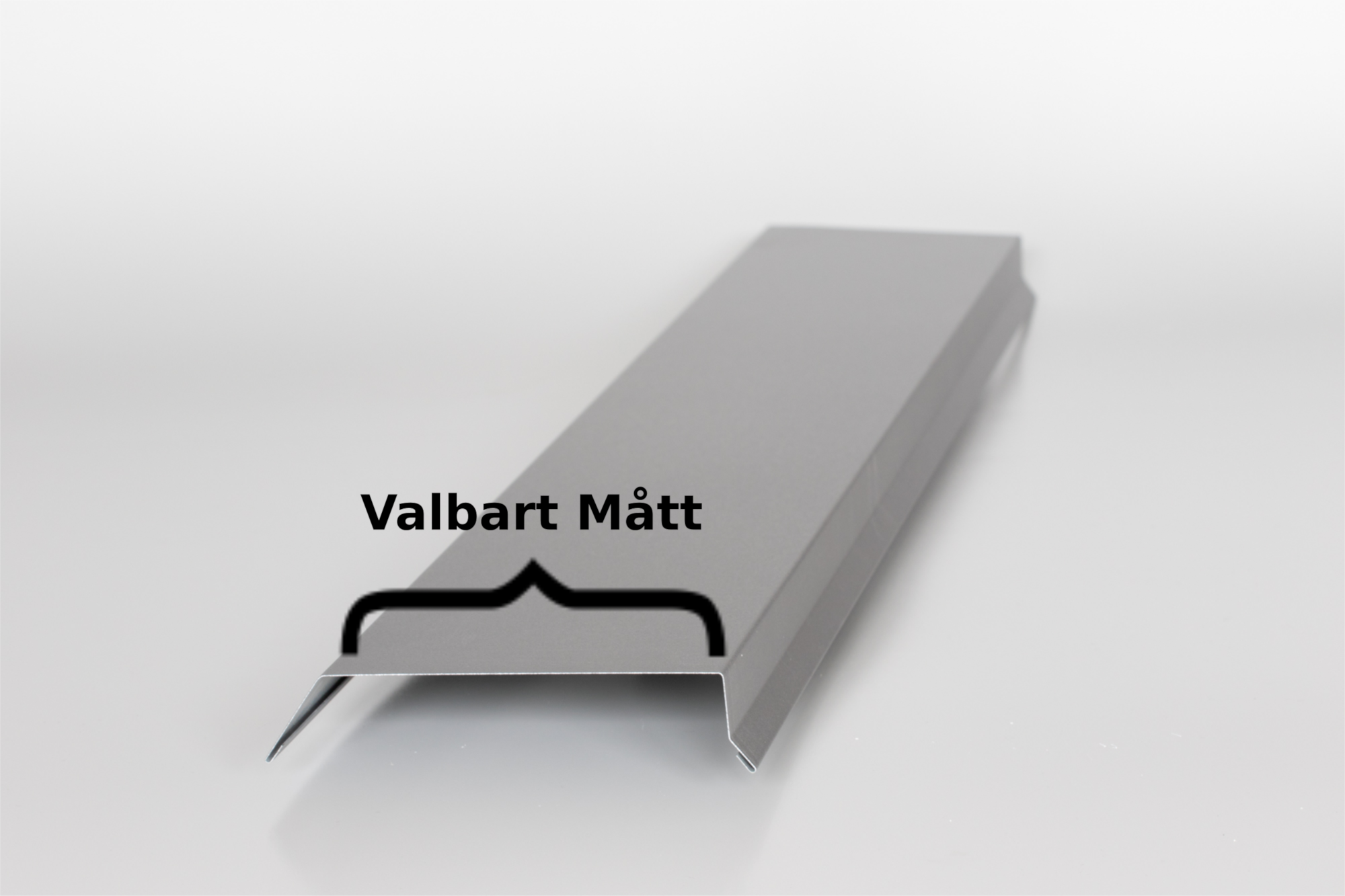 plåtbeslag vattbrädebeslag valbart mått