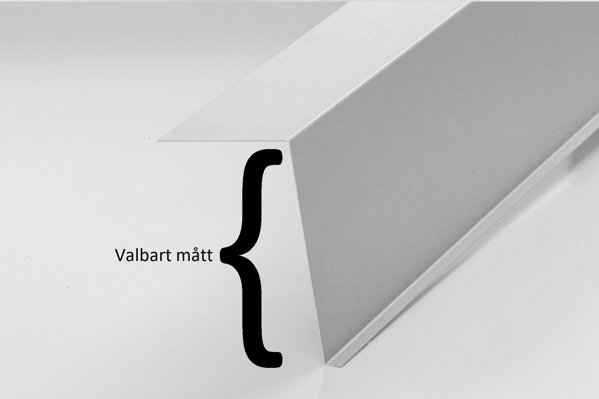 plåtbeslag z-profil valbart mått